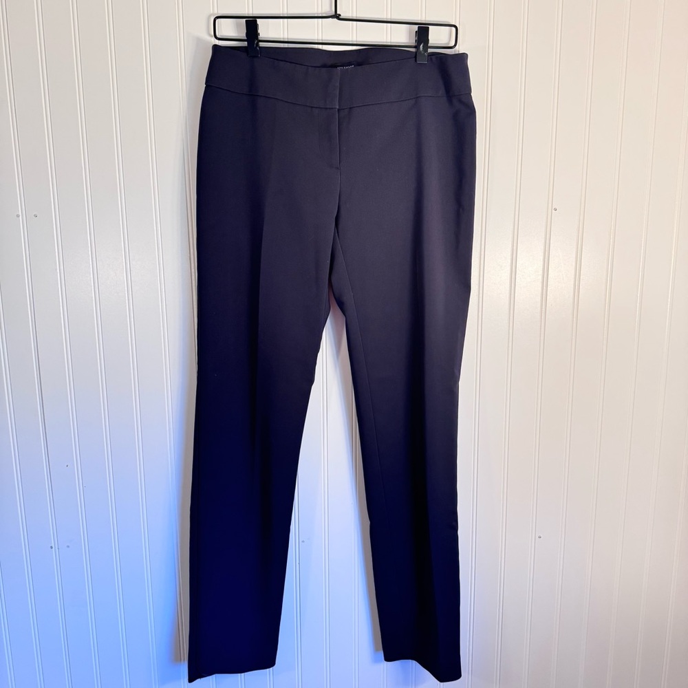 Ann Taylor Modern Fit Navy Blue Ankle Dress Pants Women’s Size 4 30” Inseam - Picture 2 of 13